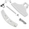 Washing Machine Door Handle Latch Kit White Compatible With Zanussi 4055186631