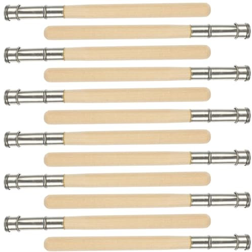 CYXZMYA 12 prolunghe per matite, 12,6 cm, in legno, per matite da disegno, per uso scolastico