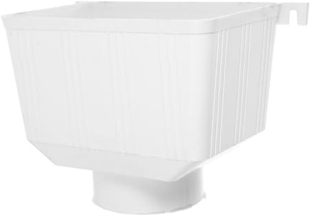 Holibanna Pvc Regenrinne Fallrohrumleitung mit 90mm Innendurchmesser Weiß Stabile Konstruktion und Alterungsbeständigkeit Anschluss für Regenwasserablauf und Dachrinnenbewässerung