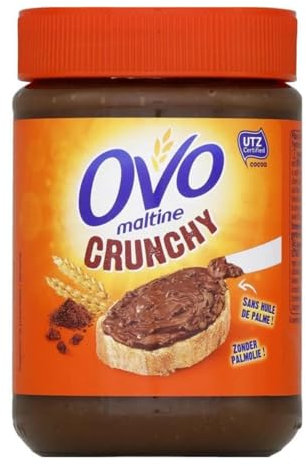 Pâte À Tartiner Crunchy OVOMALTINE 360g/Boite - Offres de 1, 2, 3 et 4 Boites - Livraison Gratuite France (1 boite)