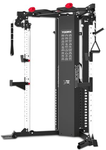 Toorx CSX-90 Dual Pulley Cable Cross [Stazione Multifunzionale Professionale con 2 Pesi da 75 Kg] Allenamento Funzionale Completo | Cable Crossover | Functional Trainer Home Gym Toorx Vertical