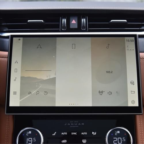 PEPKWELYCB Navigation Glas Schutzfolie Für Jaguar F-PACE XFL 2021 11 Zoll Auto Navigation Display Bildschirm Gehärtetem Glas Schutz GPS Navi Radio Displayschutzfolie