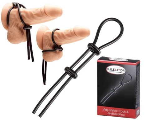 MALESATION Adjustable Cock & Testicle Ring Penisring verstellbar