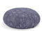 Bodhi Meditationskissen ZAFU | Ø 34 cm | Maharaja Collection | Yogakissen mit Dehnfalten und Tragegriff | Bezug aus 100% Baumwolle | Sitzkissen mit Bio-Dinkelfüllung | Mandala/dunkelblau