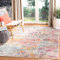 Safavieh Manjor Tapis tissé en polypropylène Gris/Rose 120 x 180 cm