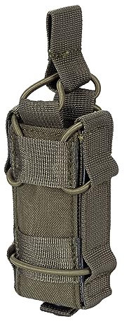 EXCELLENT ELITE SPANKER Open Top Single Pistol Magazintasche Taschenlampe Holster Magazin für Glock19 M1911 Magazine(Einzel + Ranger Grün)