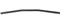 Gorgeri 7/8 Zoll 22 mm Lenker flach für Motorrad, Universal-Lenker für Motorrad, Retro-Bend-Lenker, Griff [Eisenmaterial] (schwarz)