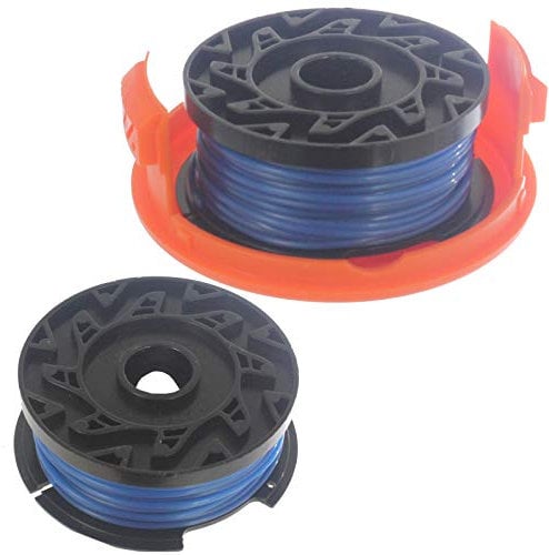 Spares2go Cover + 2 Spool Lines 10m x 1.5mm for Black and Decker Strimmer Trimmer