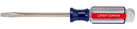 CRAFTSMAN Screwdriver, Slotted, Acetate Handle, 3/16 IN X 4 IN (CMHT65021)