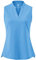 AjezMax Damen Sporttop Yoga Tank Top Laufen Fitness Oberteile Atmungsaktive Ärmelloses Training T-Shirt mit V-Ausschnitt Himmelblau Medium
