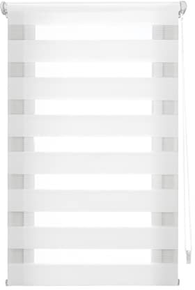 Blindecor Doppelrollo für Nacht und Tag Easyfix, Weiß, 55 x 130 cm