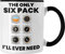 Trendation - Pilot Geschenk Tasse Flugzeug Fliegen Geschenkidee Piloten Kaffeetasse Flugzeug Grafik Sixpack (Schwarz)