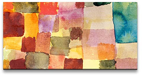 Remaster 120x60cm Paul Klee Expressionismus berühmtes Gemälde Farbenfroh