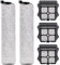 Rulli di ricambio per spazzola e filtri HEPA compatibili con aspirapolvere Tineco Floor One S3/iFloor 3 senza fili, kit di accessori di ricambio, 2 rulli per spazzole, 3 filtri HEPA
