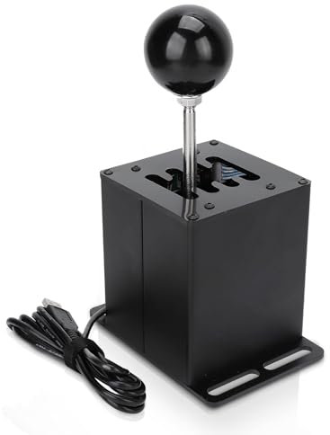 USB Simulator Shifter, 7+R Lenkrad Sequential H Gear Shifter SIM Rennspiel für G29 G27 G25 G920, für T300RS/GT Lenkrad, PC für