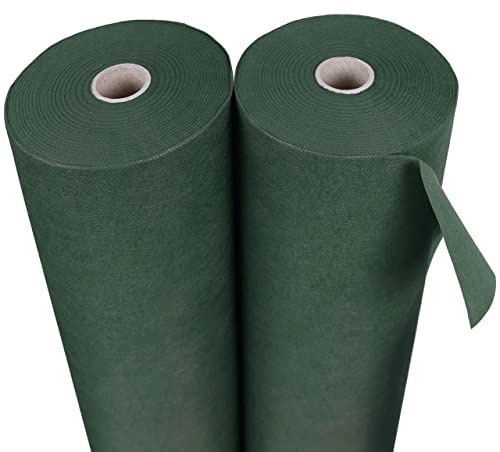 sarcia.eu Gartenvlies gegen Unkraut, Unkrautvlies Unkrautfolie Unkrautschutzvlies Grün 150g/m² mit hoher UV-Stabilisierung reißfest 1.6 m 20 m