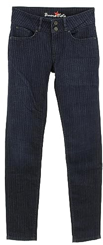 Buena Vista Damen Jeans Hose Tummyless Stretchdenim Darkblue