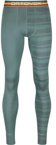 ORTOVOX 84182-88201 185 Rock N Wool Long Pants M Leggings Herren Arctic Grey Größe L