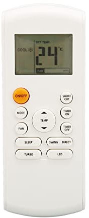 Télécommande de Remplacement pour Climatiseur RG57B-BGE, Carrier/MrCool/FRIMEC Compatible pour RG57B1 BGE RG57B2 BGE RG57B BGE RG57BGE RG57A BGE RG57A6