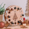 Wine Advent Calendar, 24 Days Wooden Christmas Advent Calendar Wine Bottle Rack,Wine Advent Calendar Adult for Christmas Holiday Party Decor