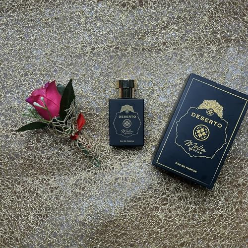 Melia Cosmetica Deserto - Eau De Parfum - Orientalischer und mysteriöser Duft mit blumigen Noten von Jasmin (50 ml)