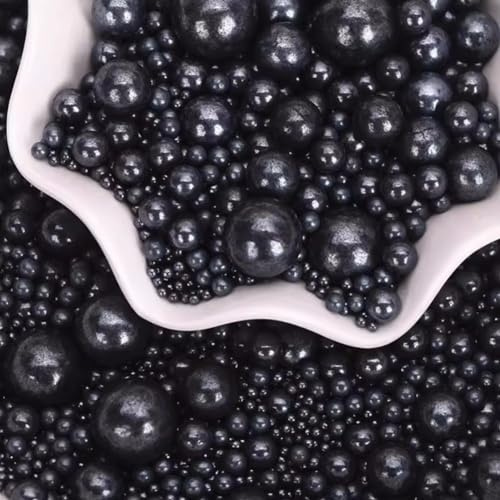 Essbare Kuchen Dekoration Süßigkeit 120G schwarze Perle Süßigkeit Dim Sum Keks Kuchen Jubiläum Geburtstag Halloween Thanksgiving Weihnachtsfeier