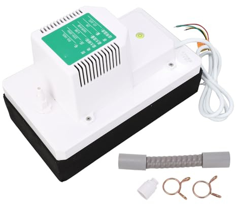 Pompe de Vidange des Condensats, Débit D'eau de 180 L/H, Moteur 5 W, Conception à 3 Entrées D'eau, Pompe de Relevage de Condensats pour Unités D'armoire 1‑10P, Climatisation