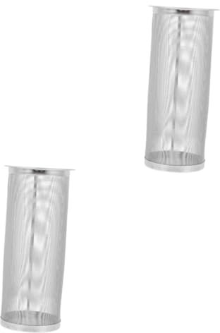 Amosfun 2pcs Cold Brew Filter Mesh Replacement Iced Filter Reusable Cold Brew Strainer Stainless Steel for Kettle Wide Mouth Pitcher