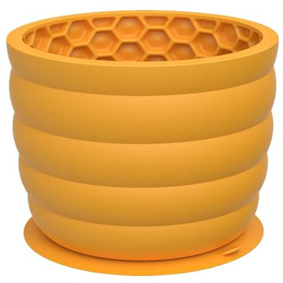 Enrichment Bowls For Dogs, 620ml Silicone Lick Bowl For Dogs, Interactive Dog Feeding Bowls With Suction Cups Keeps Small Medium And Large Breed Dogs Entertained, 12x9cm/4.72x3.54 inches