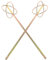 DOITOOL Stirring Rod Shaker Drill Mixer Attachment Concrete Saw Gas Power Helix Mixer Paint Stirrer Small Paint Roller Concrete Tools Drywall Mixer Replacement Golden 45# Steel re-usable