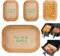 AiQInu Carta Forno per Ninja AF500EU Friggitrice ad Aria,150 Pezzi Carta Pergamena Food-Grade BPA Free, Antiaderente Carta per Friggitrice ad Aria Facile da Pulire per 10.4L Friggitrice ad Aria