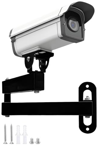 xyuayamz Halterung für Überwachungskamera, Kamerahalterung Wandhalterung Adjustable, Kamera Halterung Wand, Überwachungshalterung Universal für Innen und Außenbereich, Metall, 1 Stück, Schwarz