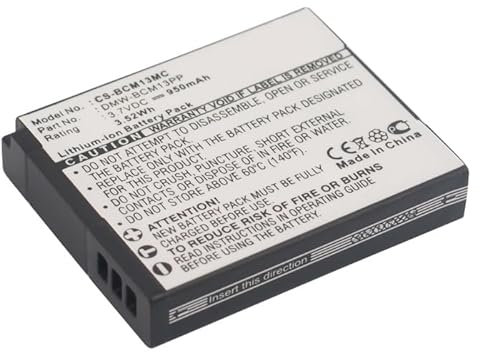 Battery Suitable for Panasonic DMW-BCM13, DMW-BCM13E, DMW-BCM13PP