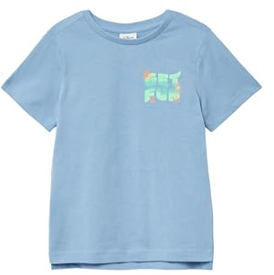 s.Oliver Baumwoll-T-Shirt mit Front- und Rückenprint