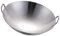 EXHUMKY Sartén Wok Inoxidable Doble Asa Olla de Cocción Mango Ergonómico Wok Duradero para Cocina Familiar para Freír y Cocinar
