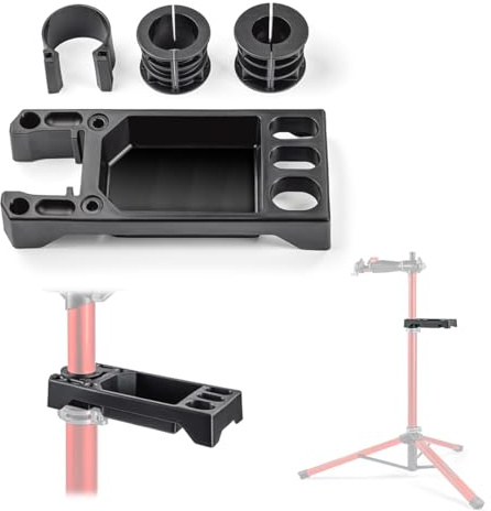 Feedback Sports | Compact Tool Tray | Universal Bike Repair Stand Organizer with 7 Tool Slots, Fluid Bottle Bay & 25 lb Capacity | Fits Pro Mechanic HD, Pro E-Lift & More