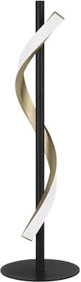 Eglo LED Table lamp Conaprato, Design Bedside lamp | adjustable decorative metal light in black, warm white to cool white, H 46.5 cm