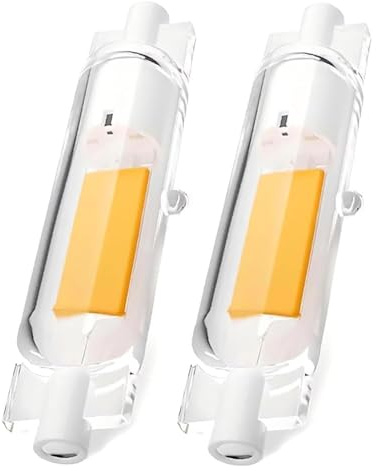 Aouppert R7S LED 78mm Dimmbar, 20W R7S LED 78mm Lampen Ersatz für 200W J78mm Halogenstab, Warmweiß 3000K 2000LM, Kein Flackern, 360°Abstrahlwinkel für Stehlampe Wandleuchte, 2er Pack