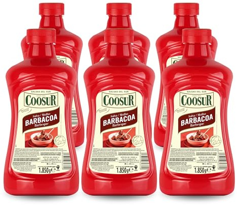 COOSUR Pack Barbacoa Receta Tradicional. 6 unidades de 1850 g. Elaborado con tomates españoles.