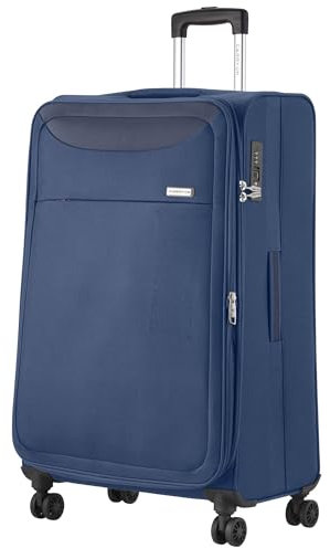 CarryOn Air Valise Souple Grande 120 Liter - 78cm Valise Souple Extensible avec Serrure TSA (Bleu, Grand)
