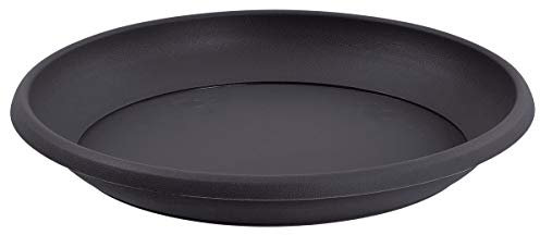 EDA Soucoupe pour Pot de Fleur, 34cm, Rouge Rubis