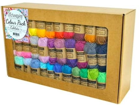 Scheepjes - Scheepjes Cahlista Garn Farbpaket - 109 Stück (1 Packung)