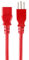 Monoprice 18AWG Stromkabel/Kabel – 1,8 m – Rot 3-Leiter PC-Netzsteckdose 10A (NEMA 5-15P auf IEC 60320 C13)