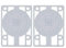Independent Trucks Skateboard Risers 1/8 Zoll Weiß (Paar) Riser-Pads (hart)