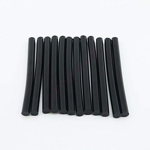 Hot Glue Sticks Heat Insulation Film for Hair Extensions Keratin Gun Bond 12pcs(Black Color)
