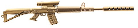 MINGSTORE Neuheit Gel Pen Gun Form Kugelschreiber Büro Schulbedarf Schreibwaren Geschenk