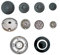 GLEM GAS ARISTON INDESIT HOTPOINT FRANKE NARDI LOFRA SPARTIFIAMMA + BRUCIATORI 5 FUOCHI PER PIANO COTTURA NO ORIGINALE (Kit 5 fuochi doppio medio e tripla corona asolata)