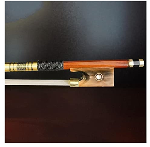FLFL 4/4 Größe Violin Bow Hohe Qualität Braziolwood Rundstock Rot- Oxhorn Frosch Paris Augen Kupferteile Geigenbogen voller Größe (Color : 1/8)