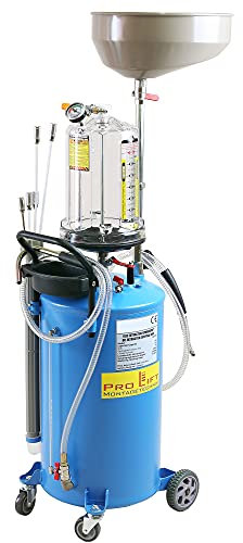 Pro-Lift-Montagetechnik Ölablassgerät 65l Ölabsauger Ölabsauggerät 4 Absaugsonden Absauggerät Kombigerät für Ölwechsel und Ölentnahme Ölauffangwagen