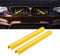 AggAuto 1 Paar Front-Kühlergrille Einsätze, Grill Inserts, Kühlergrillstreifen für BMW X3 F25 G01, BMW X4 G02, BMW X5 G05(Gelb)